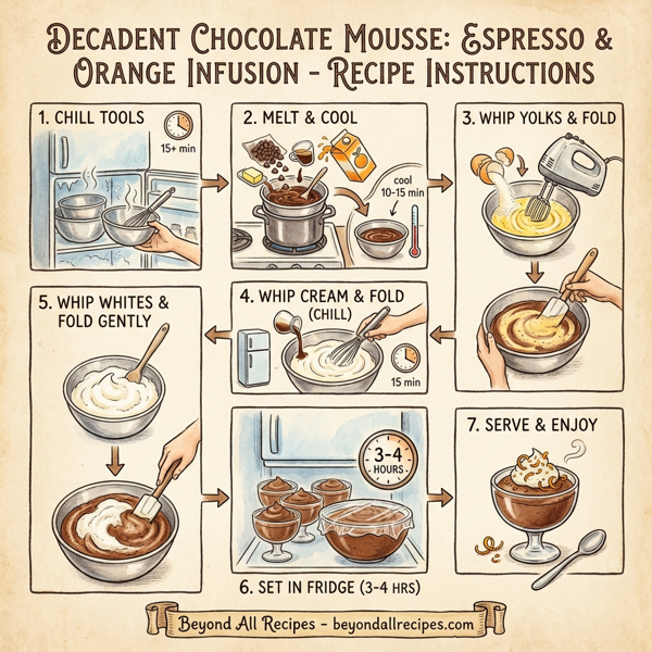 Decadent Chocolate Mousse with Espresso and Orange Infusion instructions