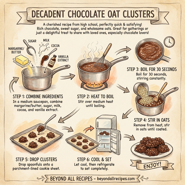 Decadent Chocolate Oat Clusters instructions
