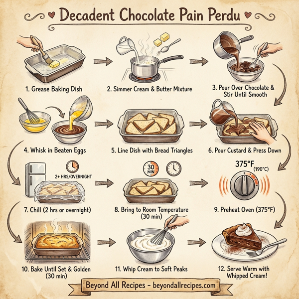 Decadent Chocolate Pain Perdu instructions