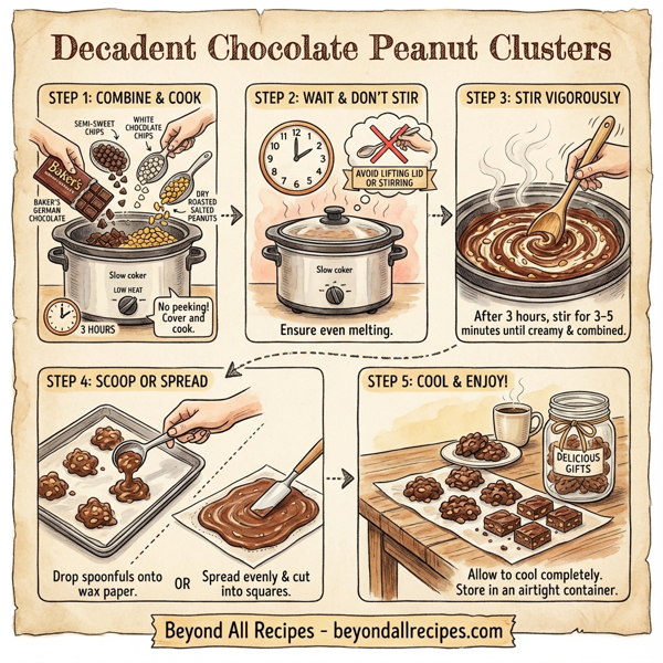 Decadent Chocolate Peanut Clusters instructions