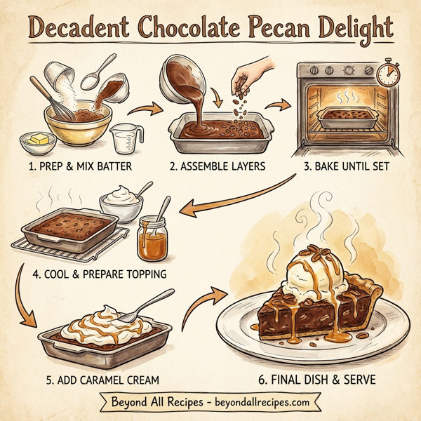 Decadent Chocolate Pecan Delight instructions