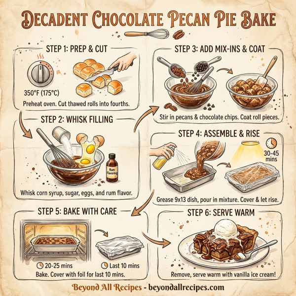 Decadent Chocolate Pecan Pie Bake instructions