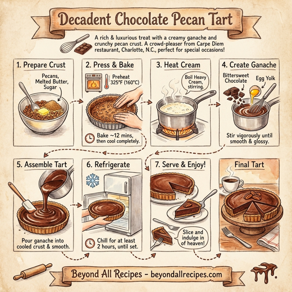 Decadent Chocolate Pecan Tart instructions