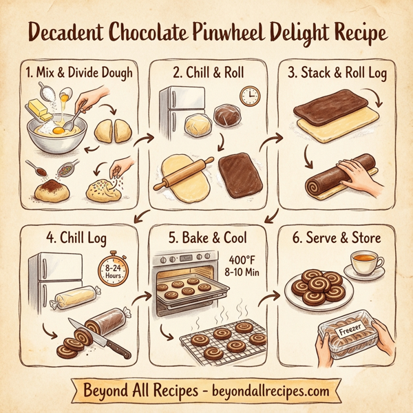 Decadent Chocolate Pinwheel Delight instructions