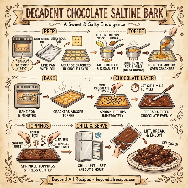 Decadent Chocolate Saltine Bark instructions