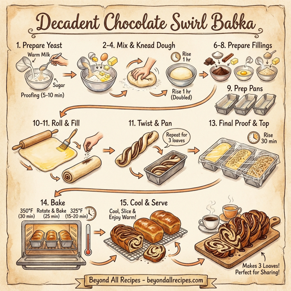 Decadent Chocolate Swirl Babka instructions