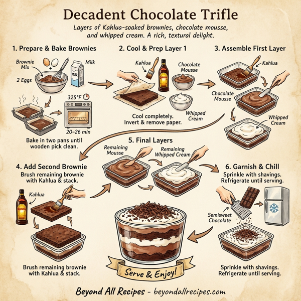 Decadent Chocolate Trifle instructions
