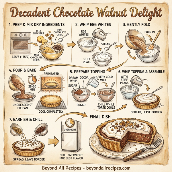 Decadent Chocolate Walnut Delight instructions