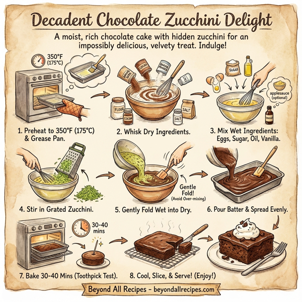 Decadent Chocolate Zucchini Delight instructions