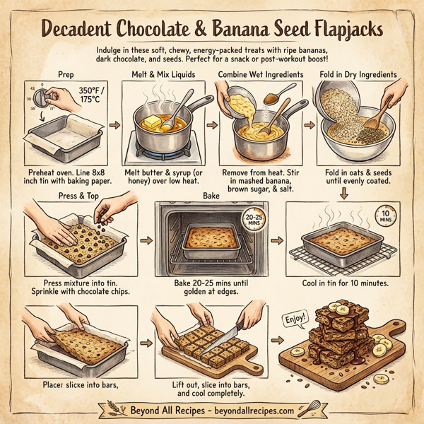 Decadent Chocolate & Banana Seed Flapjacks instructions