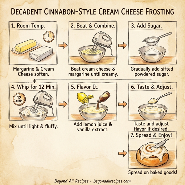 Decadent Cinnabon-Style Cream Cheese Frosting instructions