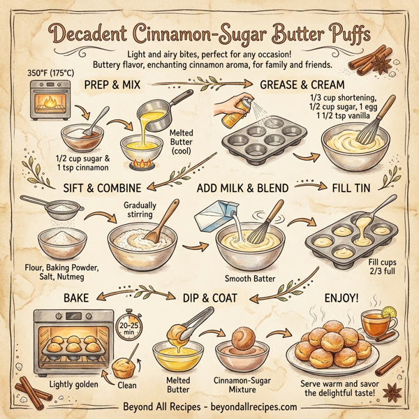 Decadent Cinnamon-Sugar Butter Puffs instructions