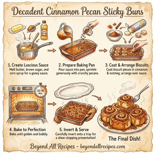 Decadent Cinnamon Pecan Sticky Buns instructions