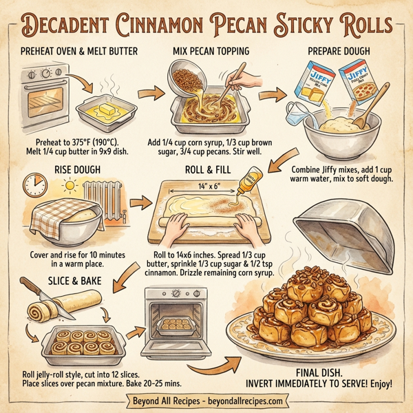 Decadent Cinnamon Pecan Sticky Rolls instructions