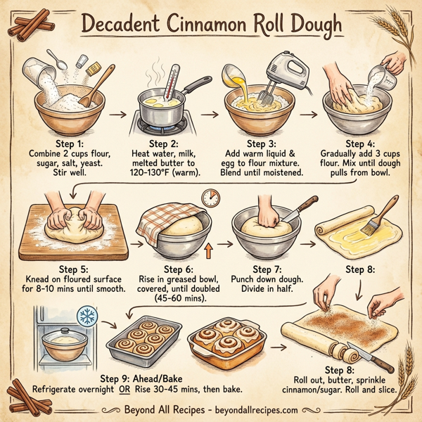 Decadent Cinnamon Roll Dough instructions