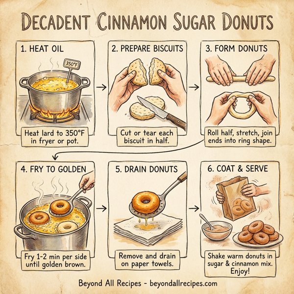 Decadent Cinnamon Sugar Donuts instructions