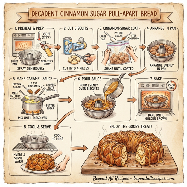 Decadent Cinnamon Sugar Pull-Apart Bread instructions