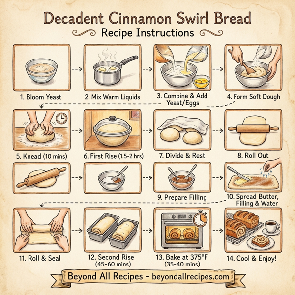 Decadent Cinnamon Swirl Bread instructions