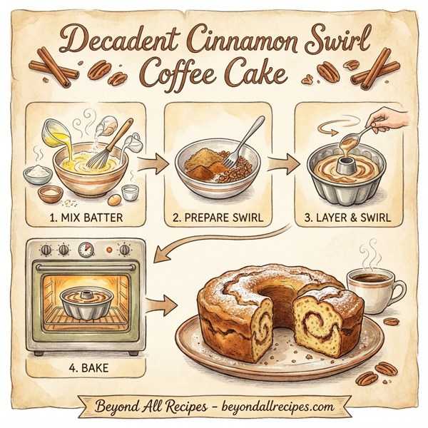 Decadent Cinnamon Swirl Coffee Cake instructions