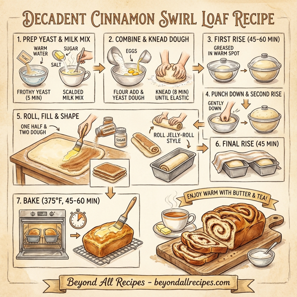 Decadent Cinnamon Swirl Loaf instructions