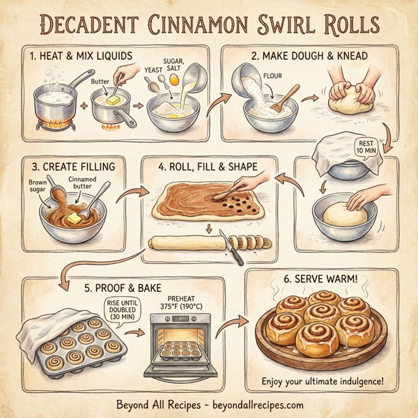 Decadent Cinnamon Swirl Rolls instructions