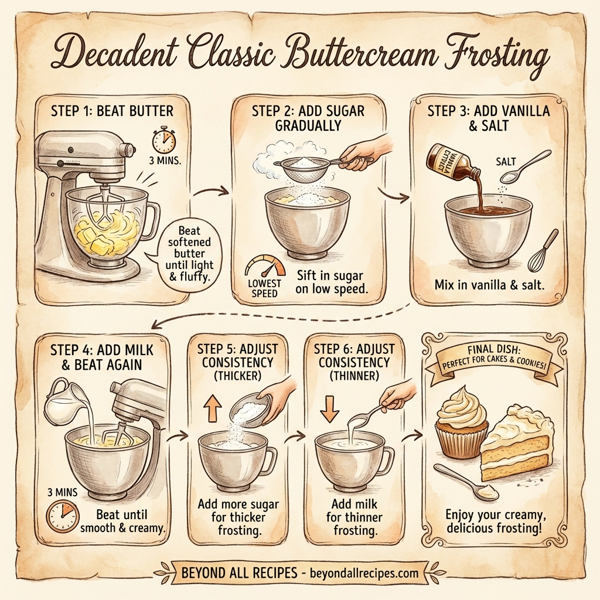 Decadent Classic Buttercream Frosting instructions