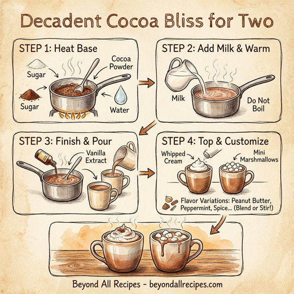 Decadent Cocoa Bliss for Two instructions