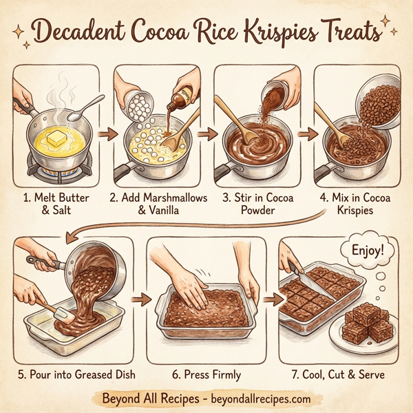 Decadent Cocoa Rice Krispies Treats instructions