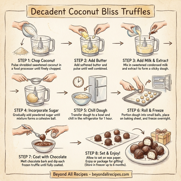 Decadent Coconut Bliss Truffles instructions