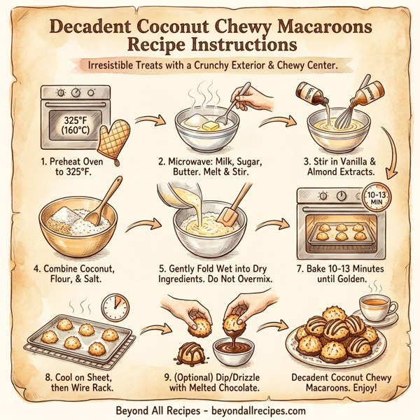 Decadent Coconut Chewy Macaroons instructions