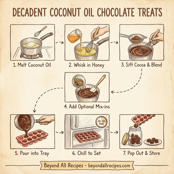 Decadent Coconut Oil Chocolate Treats instructions