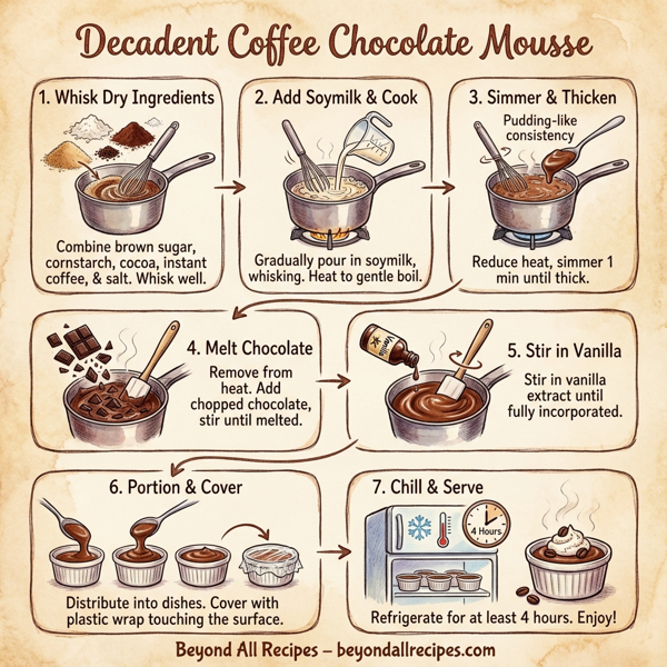 Decadent Coffee Chocolate Mousse instructions