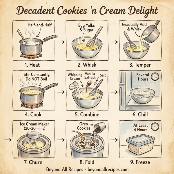 Decadent Cookies 'n Cream Delight instructions