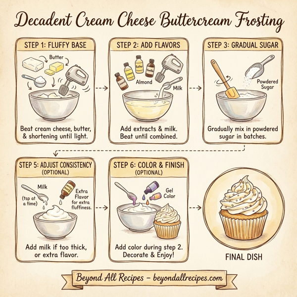 Decadent Cream Cheese Buttercream Frosting instructions