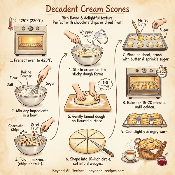 Decadent Cream Scones instructions