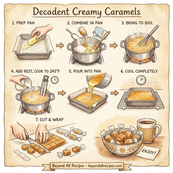 Decadent Creamy Caramels instructions
