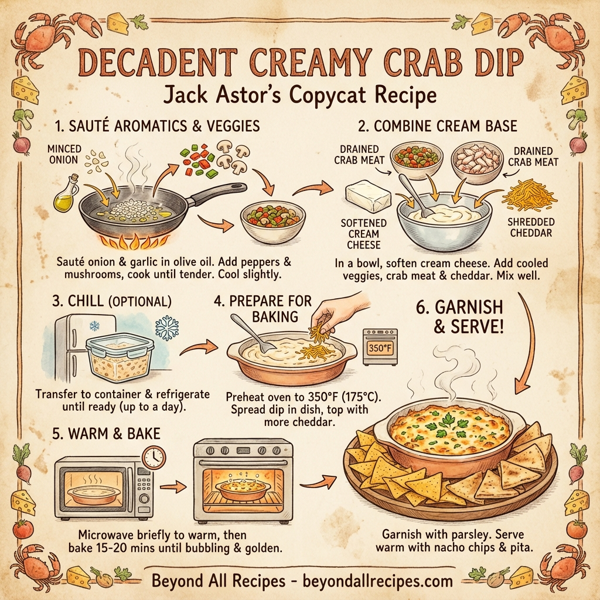 Decadent Creamy Crab Dip instructions