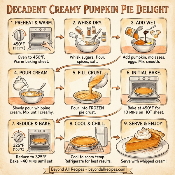Decadent Creamy Pumpkin Pie Delight instructions