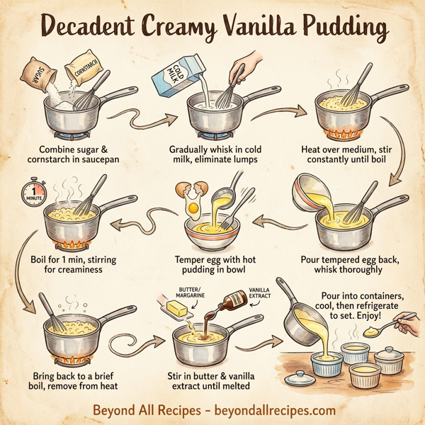 Decadent Creamy Vanilla Pudding instructions
