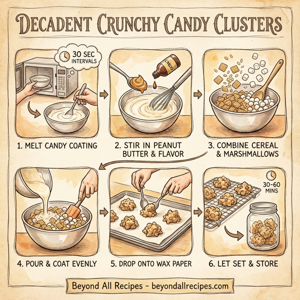 Decadent Crunchy Candy Clusters instructions