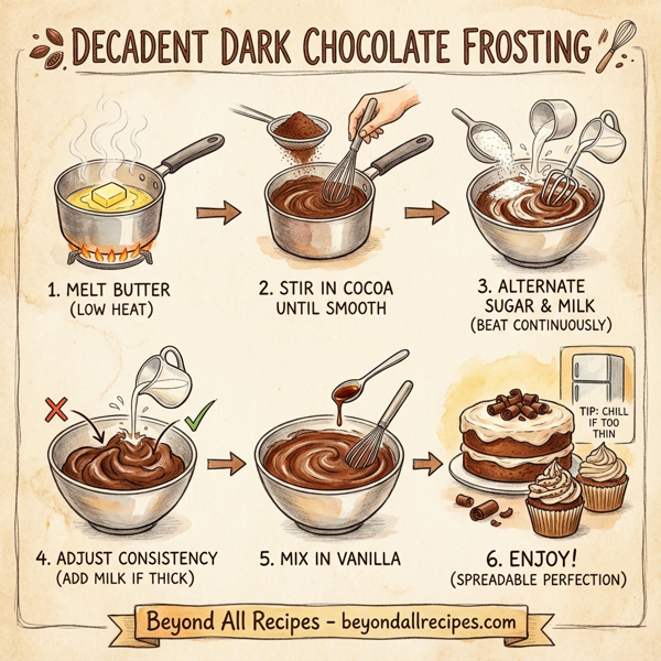 Decadent Dark Chocolate Frosting instructions