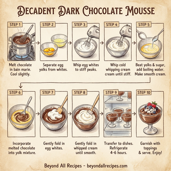 Decadent Dark Chocolate Mousse instructions