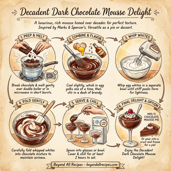 Decadent Dark Chocolate Mousse Delight instructions