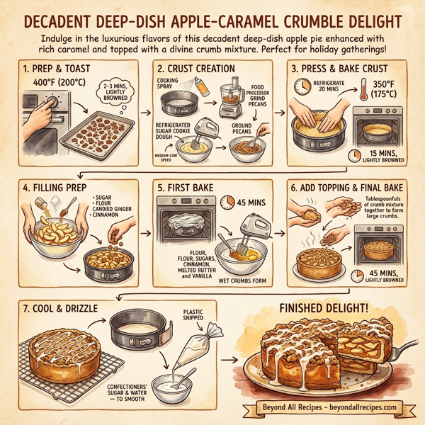 Decadent Deep-Dish Apple-Caramel Crumble Delight instructions