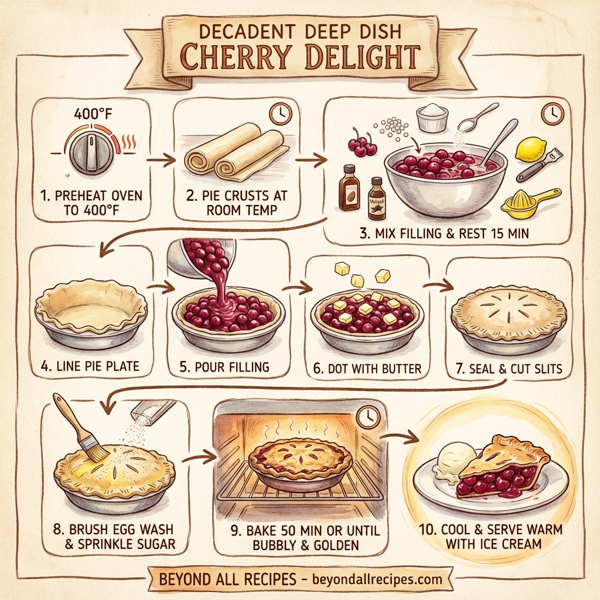 Decadent Deep Dish Cherry Delight instructions