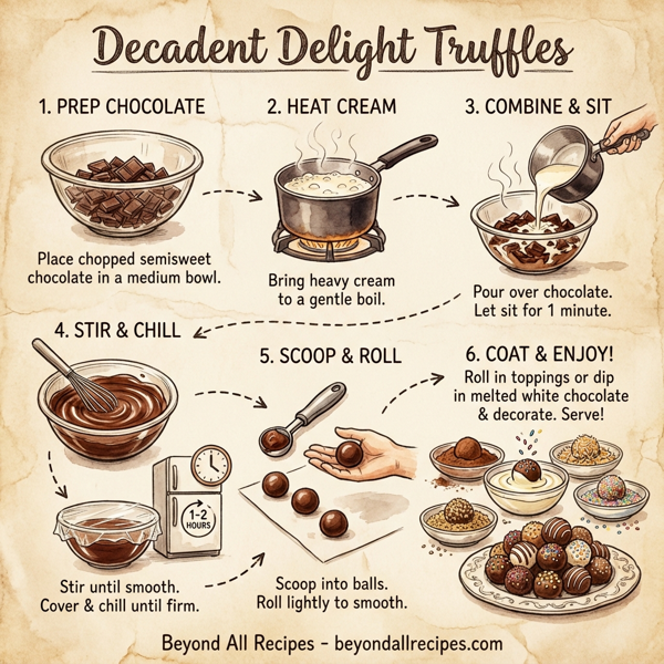 Decadent Delight Truffles instructions