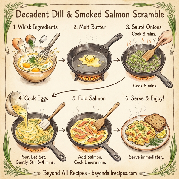 Decadent Dill & Smoked Salmon Scramble instructions