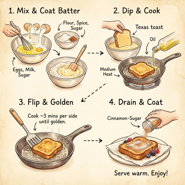 Decadent Disneyland French Toast instructions