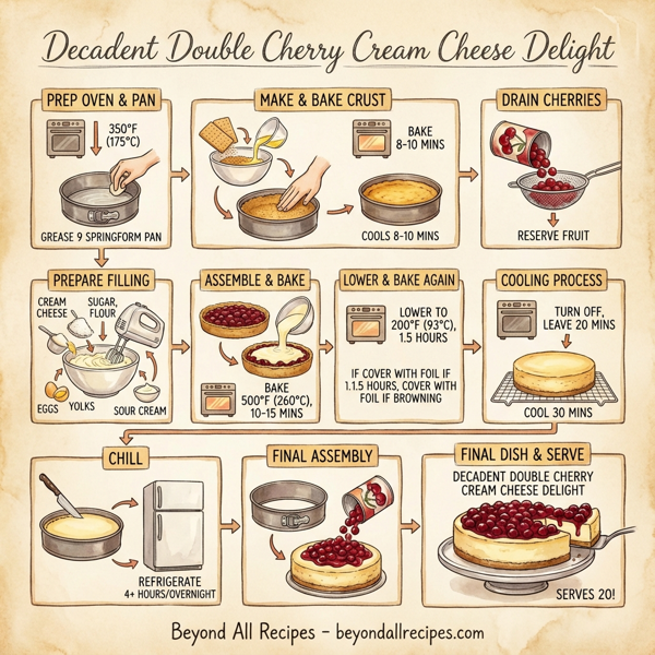 Decadent Double Cherry Cream Cheese Delight instructions