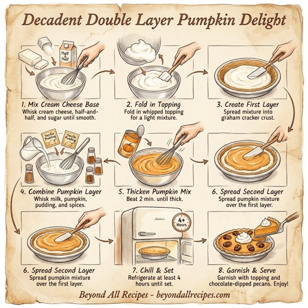 Decadent Double Layer Pumpkin Delight instructions